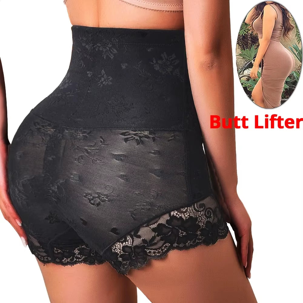 Women High Waist Trainer Body Zipper Shaper Panties Tummy Control Slimming Belly Shapewear Girdle Waist Trainer Shorts