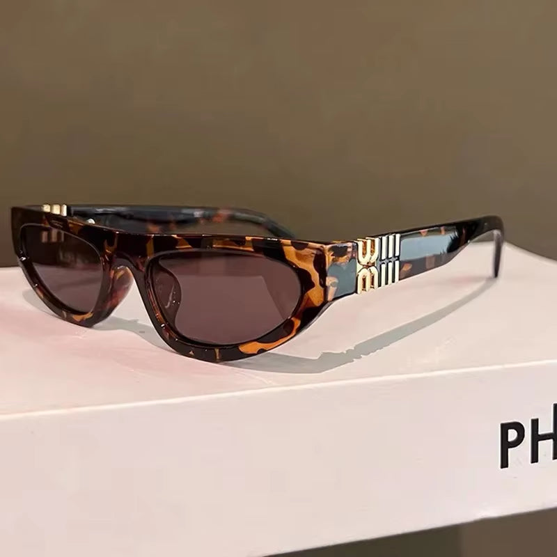 2024 Retro Cat Eye Sunglasses Women Girls Fashion Luxury Original Designer Sun Glasses Ladies Vintage Lens Gafas De Sol UV400