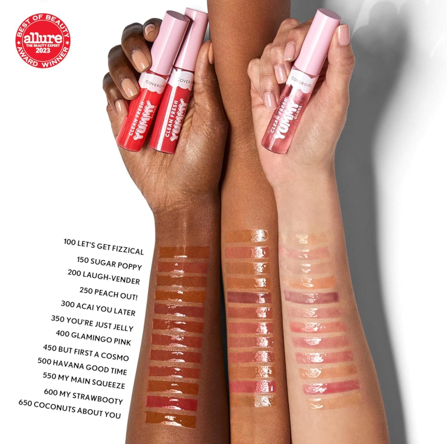 COVERGIRL Clean Fresh Yummy Gloss – Lip Gloss, Sheer, Natural Scents, Vegan Formula - Havana Good Time